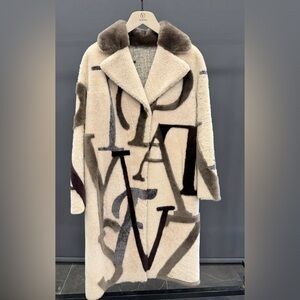 Vicentini 100% Lambskin Shearling Coat – Made in Turkey (Size S)